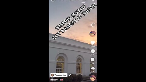 Trump blasting music at white house