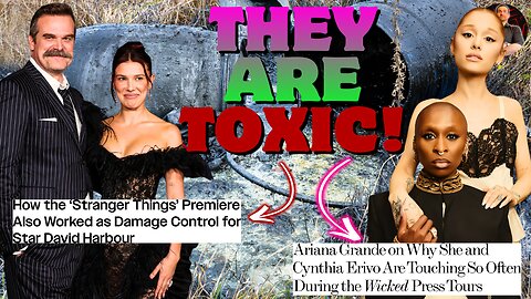 Cynthia Erivo, Ariana Grande and Millie Bobby Brown Marketing Poison!