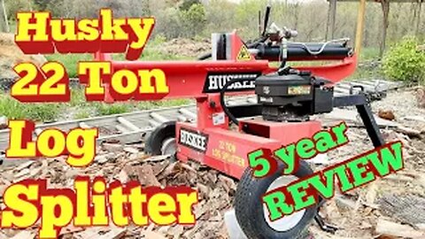Husky 22 Ton Log Splitter Review