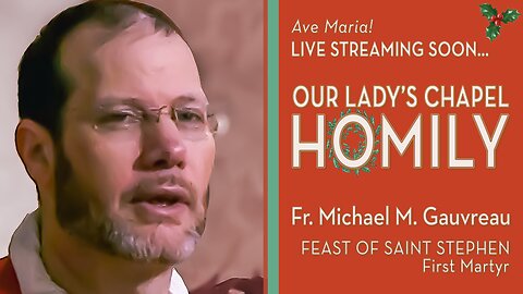 Feast of Saint Stephen, First Martyr - December 26, 2025 - OLC HOMILY
