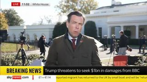 Donald Trump has threatened to sue the BBC for $1bn