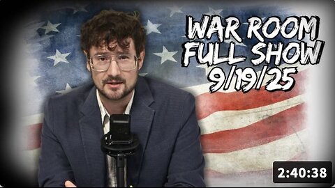 9 19 25 HARRISON SMITH WAR ROOM Charlie Kirk Murder Mystery Takes Bizarre Turn