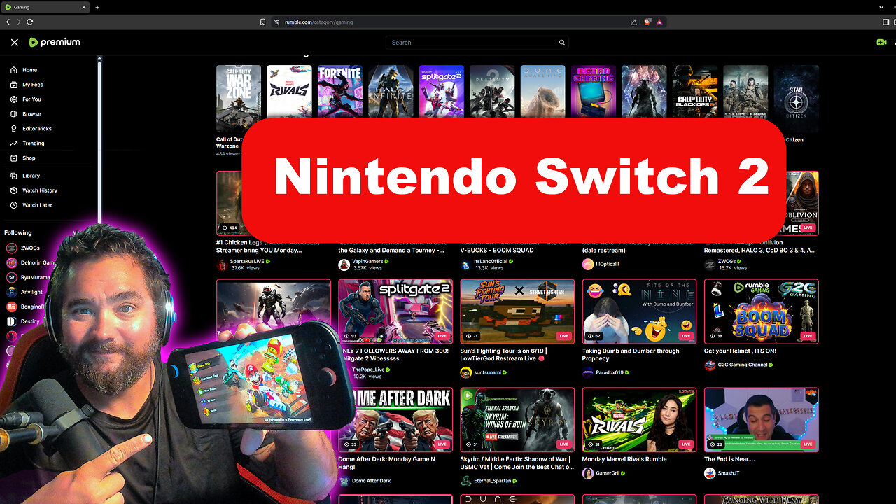 🔴 LIVE - Mario Kart Online & Switch Gaming with ZachWorks