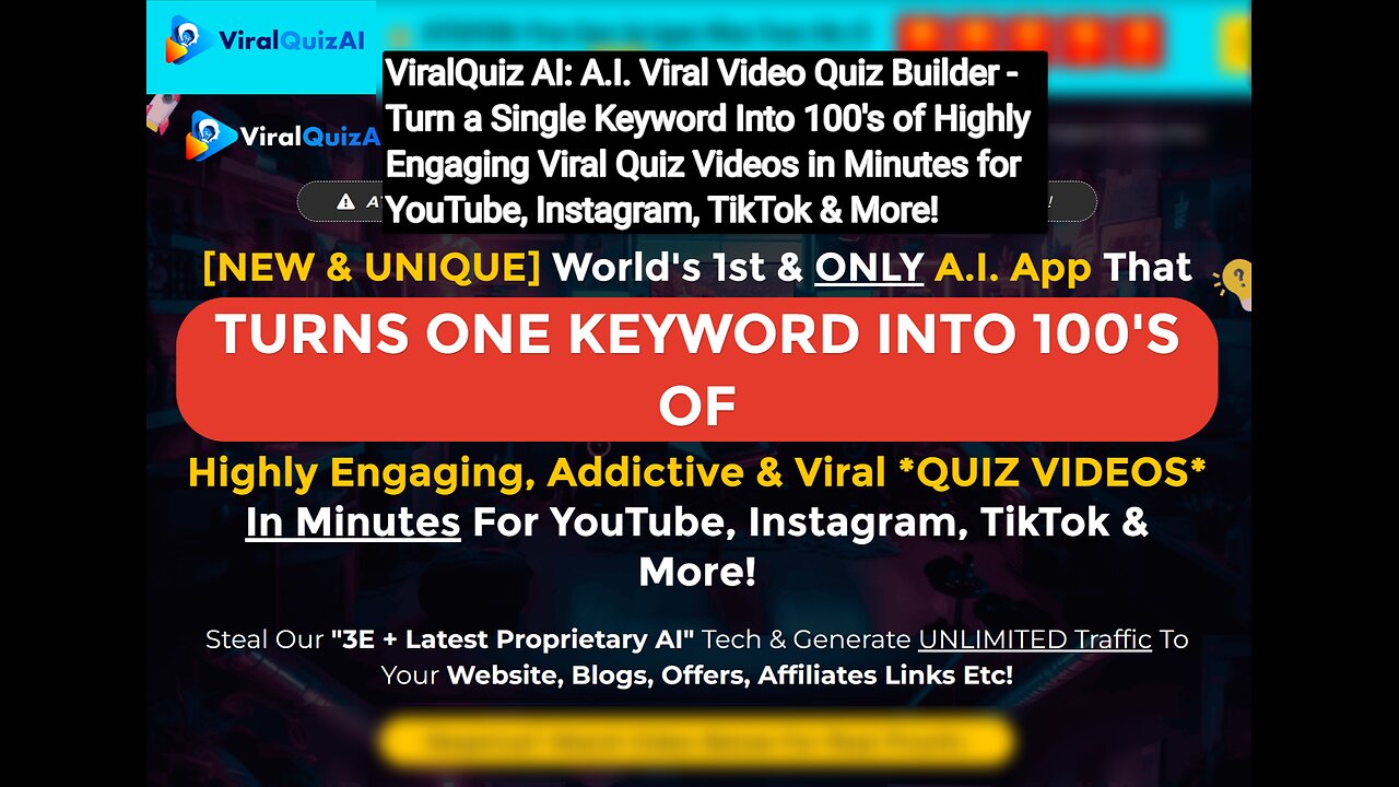 ViralQuiz AI: Generate Viral Quizzes for All Social Media