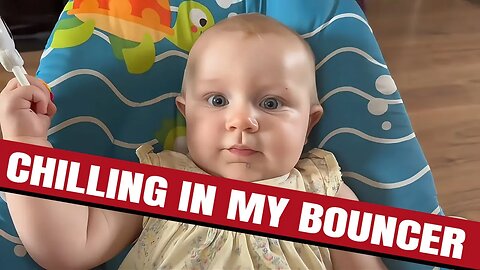 Adorable Baby Kayla’s Chill Time in Her Bouncer! Must-See Cute Moments!