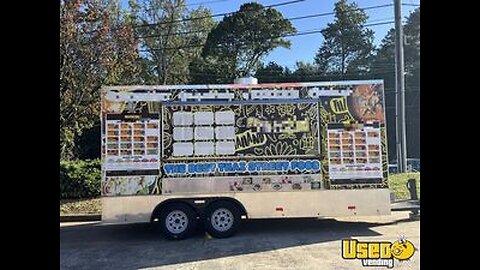 2023 8' x 18' Kitchen Food Concession Trailer with 2008 Ford F250 Truck for Sale in North Carolina!