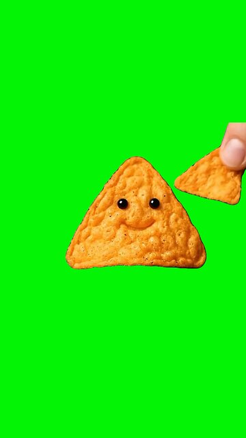 Niche Snacks Eating Themselves | Green Screen #niche #aifruit #snacks #ai #asmr #relax #veo3 #cute