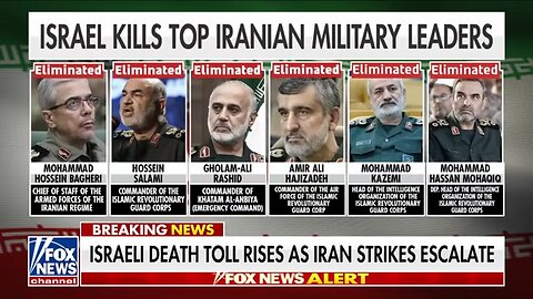 BREAKING: Israel eliminates 4 senior Iranian intelligence officials