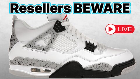 Air Jordan 4 OG Retro Cement LIVE Cop: RESELLERS BEWARE!!!!