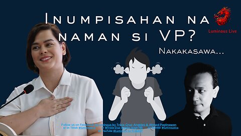 Inumpisahan na naman si VP