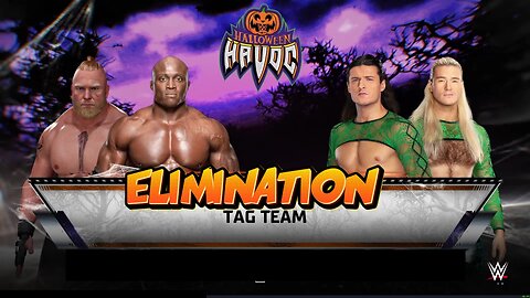 WWE 2k25 EliminationTag Brock Lesnar & Bobby Lashley vs Pretty Deadly