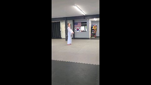 Oldest son's Poomsae Black Belt Test
