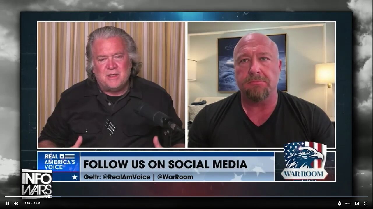 Alex Jones & Steve Bannon Warn The ANTIFA-Sponsored Murder Of Charlie Kirk