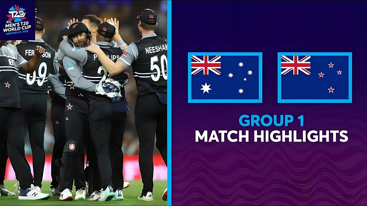 Australia vs New Zealand | T20 World Cup 2022 Highlights | Finn Allen & Conway Destroy Australia 🔥