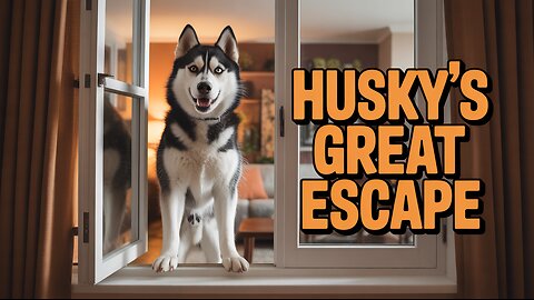 Smart Husky Opens Window With His Teeth! 😲🐶 | Funny Dog Video