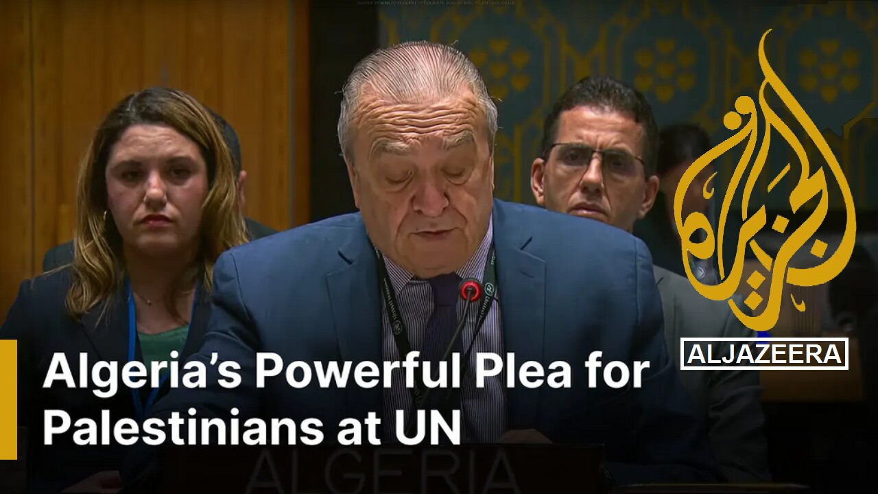 Algeria's Powerful Plea for Palestinians at UN