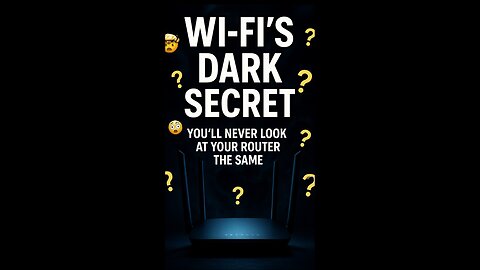 Wi-Fi's DARK Secret: You'll Never Look at Your Router the Same.