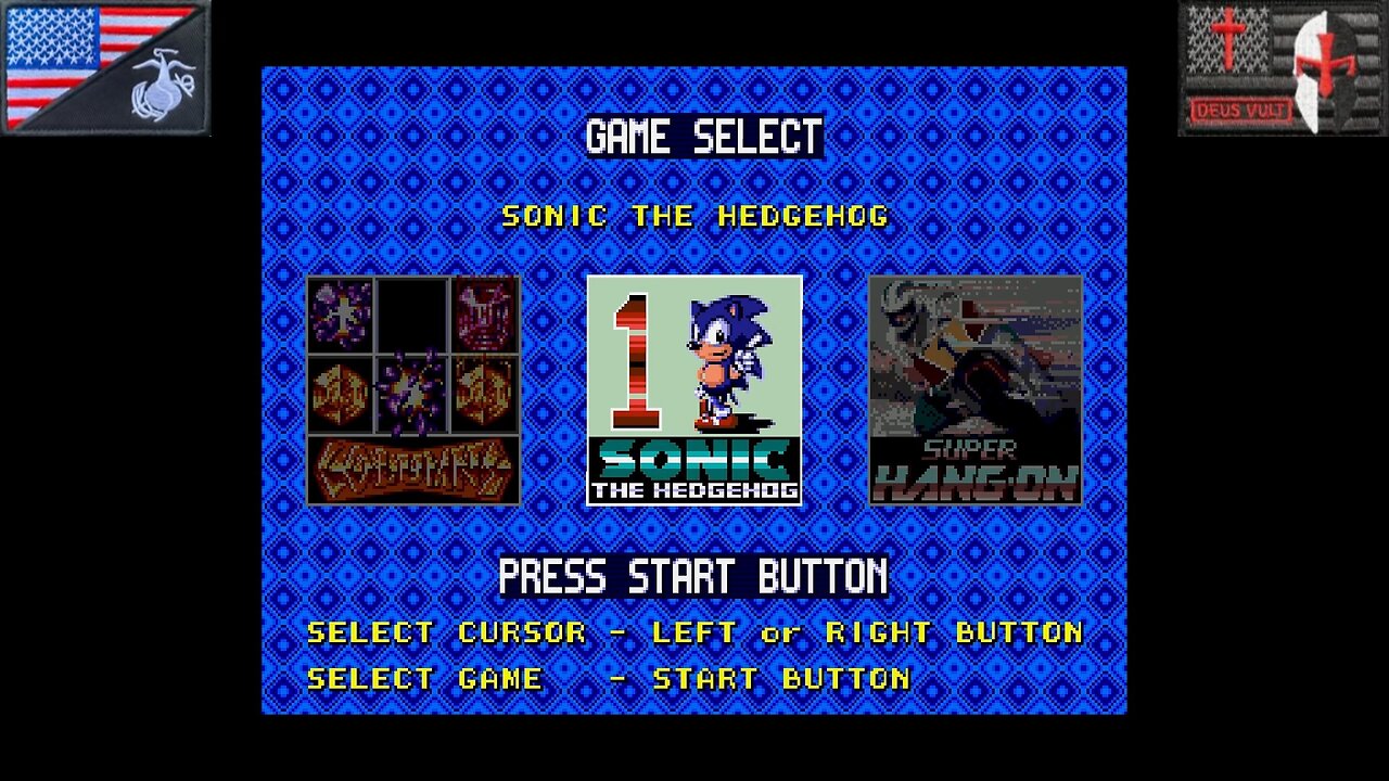 6-PAK: Sonic The Hedgehog (Sega Genesis - Attract Mode) [NA Version]