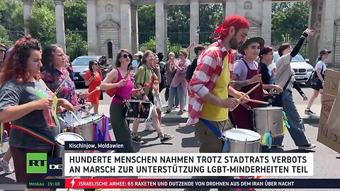 LGBT-Parade in Moldawien: Polizei geht gewaltsam gegen Priester und konservative Demonstranten vor