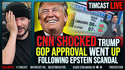 CNN SHOCKED Trump APPROVAL Went UP Following Epstein Scandal