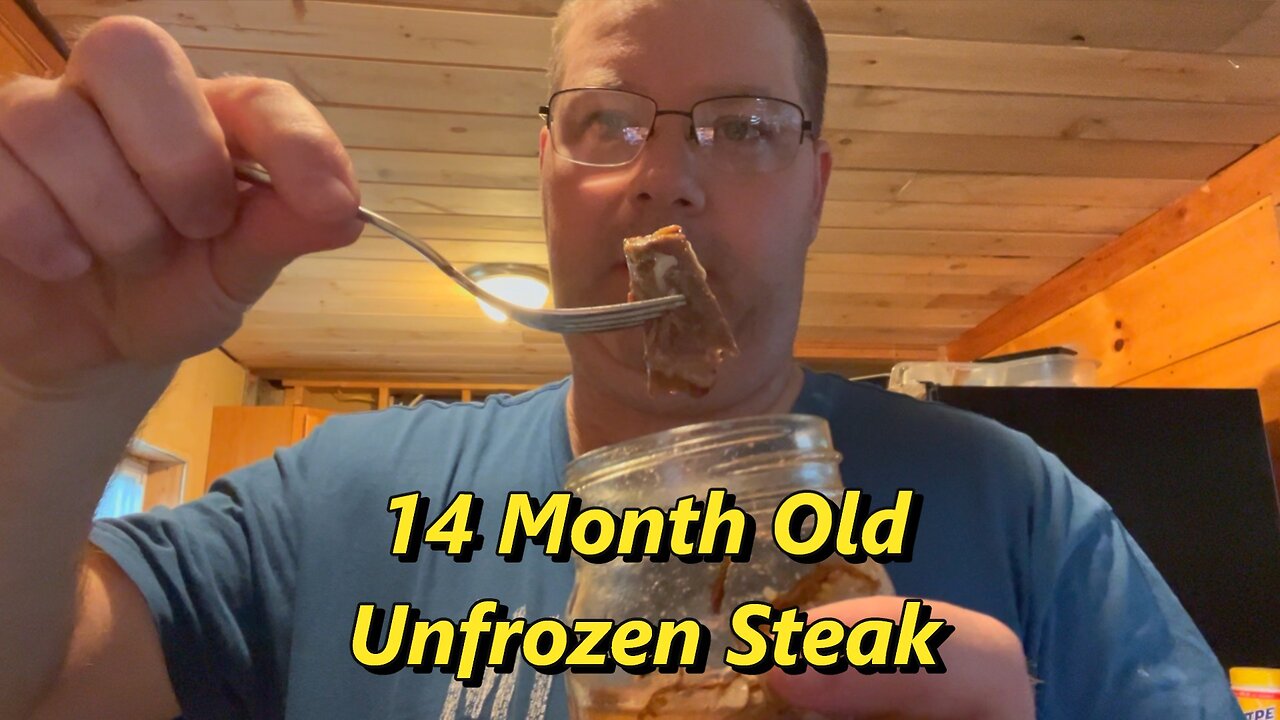 Eating 14 Month Old Jarred Steak