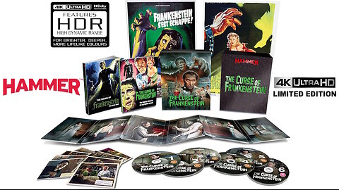 The Curse of Frankenstein [Hammer Films Limited 4K UHD Collector's Edition]