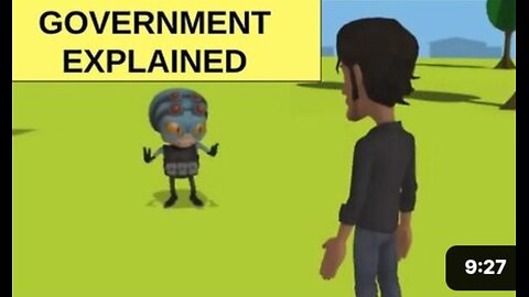 Alien Meets Average Propagandized Guy To Explain Government