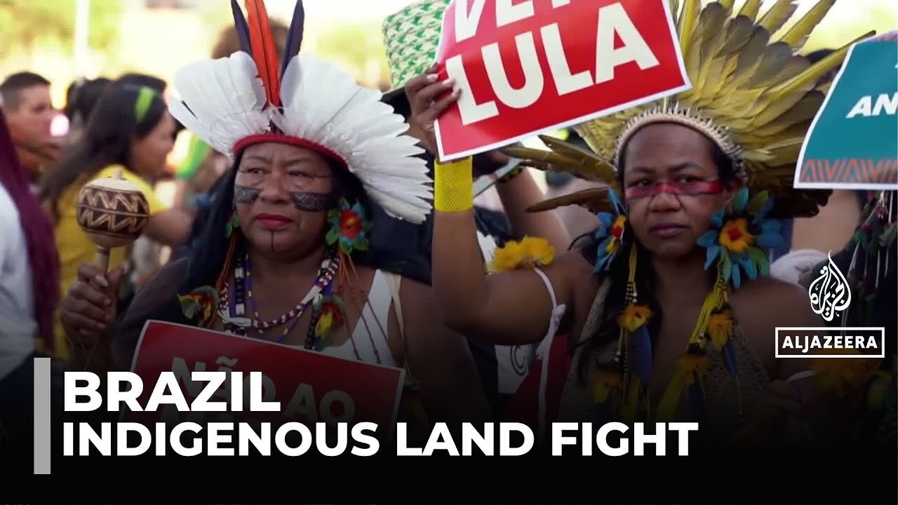 Indigenous women protest in Brazil: Activists reject contentious environment bill