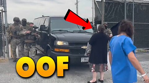 Body Positivity Karen FAFOs after attempting to STOP this ICE vehicle...