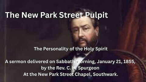 The Personality of the Holy Spirit