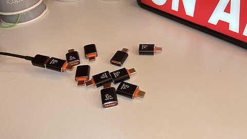 10 Pack 10Gbps/120W USB C to USB3.1 A Adapter Male to Female Smartphone PC Laptop Tablet Keyboard