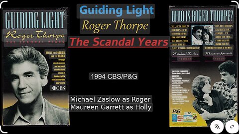 Guiding Light Roger Thorpe The Scandal Years