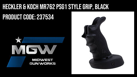 Heckler & Koch MR762 PSG1 Style Grip, Black - 237534