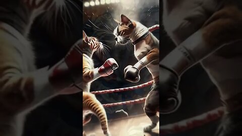 From Couch Potato to Boxing Champion: The Ultimate Cat Transformation Story 🥊