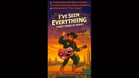 🎤 “I’ve Seen Everything (They Tried to Hide)” Performed by DJ 'T' (A.I. Trump) 🔥