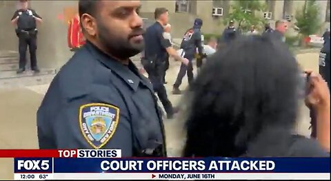 Knife-Wielding Man w/ 18 Priors Slashes 2 Court Officers in Manhattan Criminal Court in "targeted attack" 6.16.25
