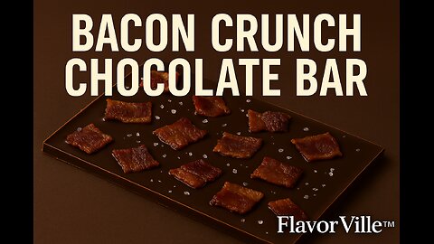 Bacon Crunch Chocolate Bar | Sweet & Savory FlavorVille™ Creation