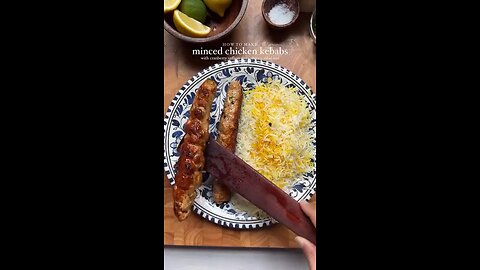 #minced chicken kabab