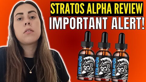 STRATOS ALPHA - ((⛔🛑IMPORTANT ALERT!🛑⛔)) - Stratos Alpha Male Enhancement - Stratos Alpha Reviews