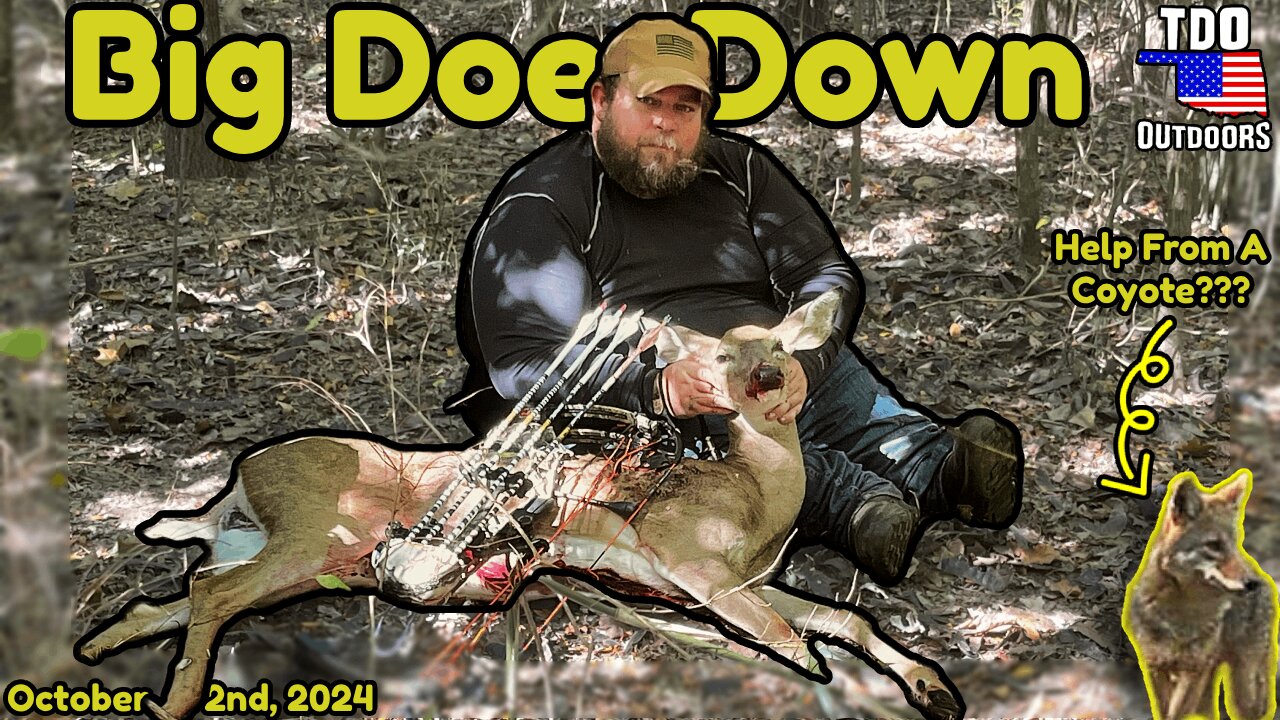 Big Doe Down! Early Season Success! Did I Team Up With A Coyote???