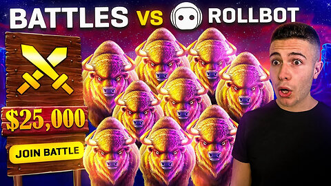 $25,000 BUFFALO KING MEGAWAYS BONUS BATTLES VS ROLLBOT 🤖