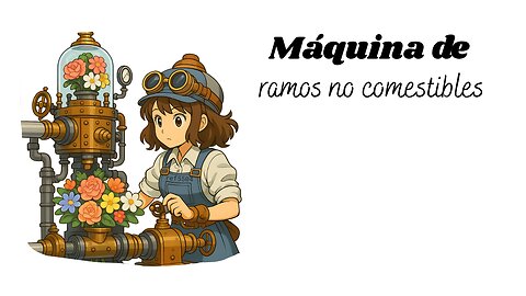 MV-195-Máquina de ramos no comestibles