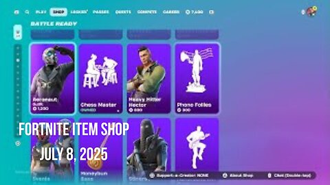 Fortnite Item Shop|July 8, 2025