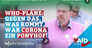😷 Stoppt den WHO-Vertrag! Gegen das, was kommt, war Corona ein Ponyhof! 17.o7.2025