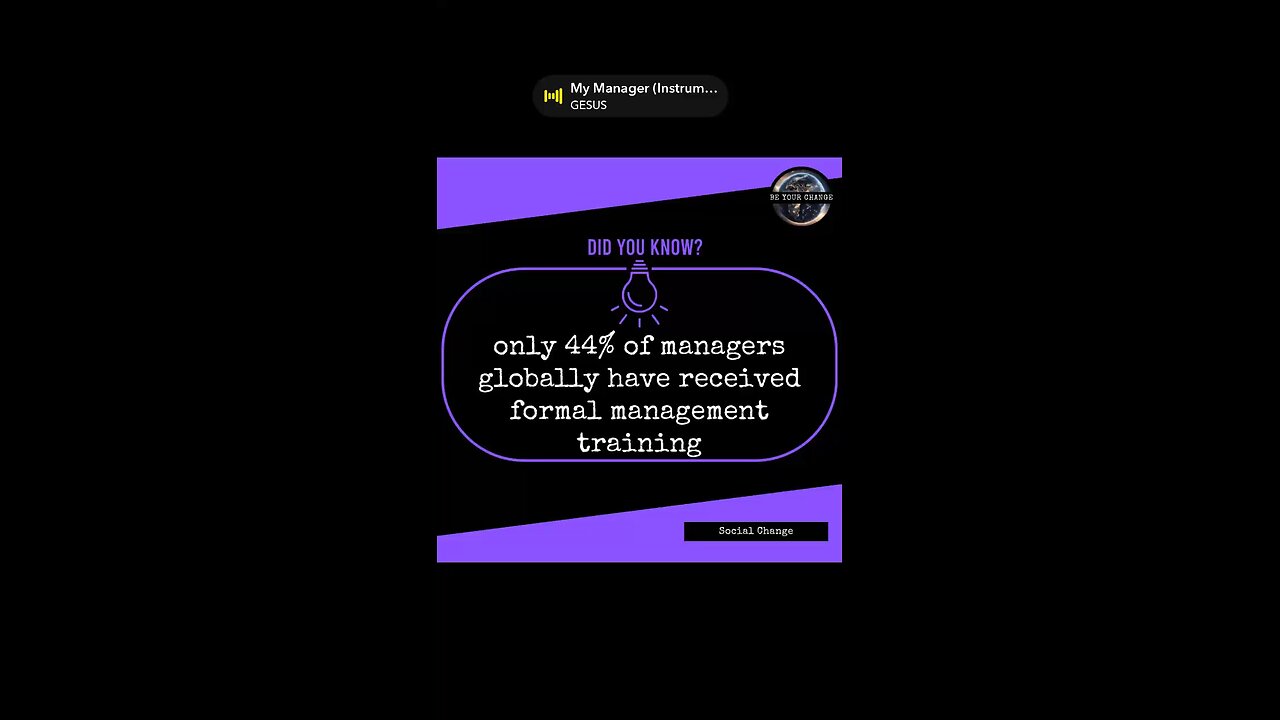 Manager training