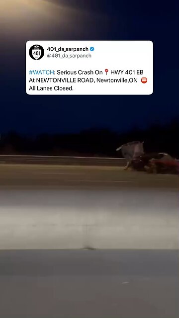 Hwy 401 Accident