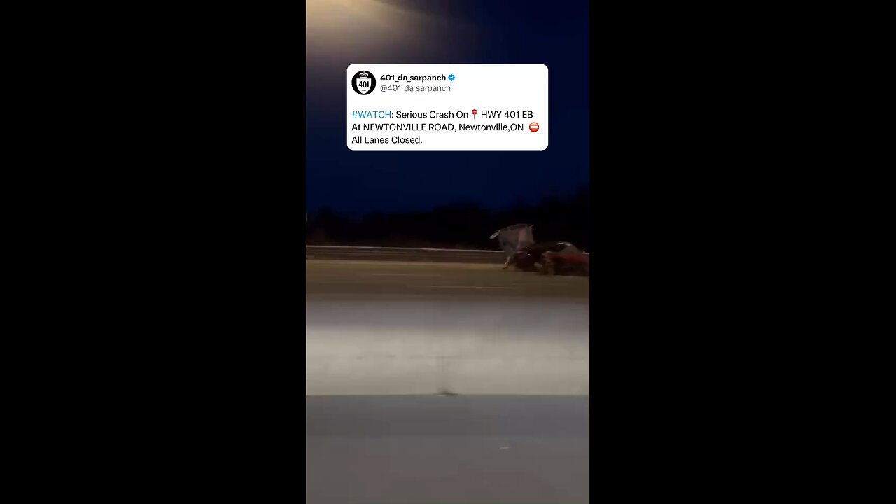 Hwy 401 Accident