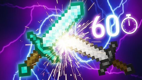 "Epic Minecraft PvP Combos in 60 Seconds!"