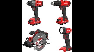 CRAFTSMAN V20 MAX Power Tool Combo Kit
