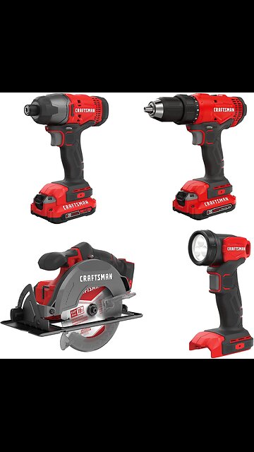 CRAFTSMAN V20 MAX Power Tool Combo Kit